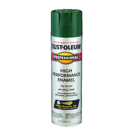 Rust-Oleum Professional Gloss Hunter Green Spray Paint 15 oz.