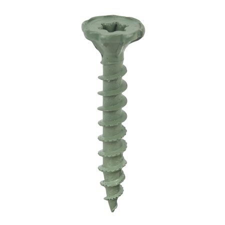 Backer-On Rock-On No. 9 X 1-5/8 in. L Star Flat Head Serrated Cement Board Screws