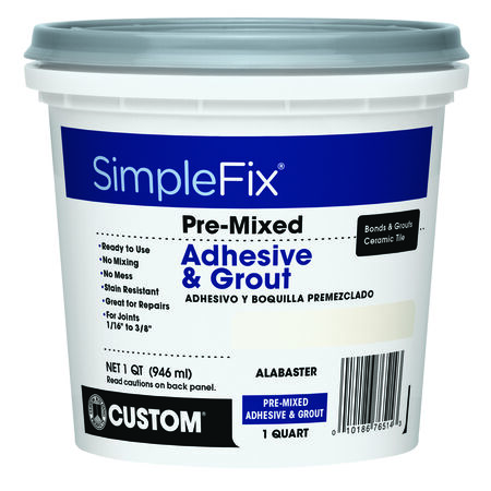 Custom Building Products SimpleFix Indoor White Grout 1 qt