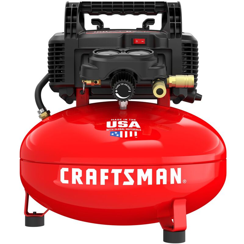 Craftsman 6 gal. Pancake Portable Air Compressor 150 psi 0.8 hp Stine