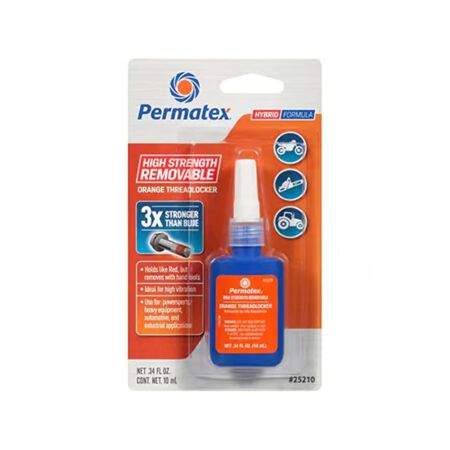 Permatex Hybrid High Strength Removable Threadlocker Liquid 0.34 oz.