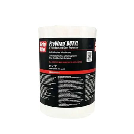 Grip-Rite ProWrap BUTYL Flashing Tape W/D 6" x 75'