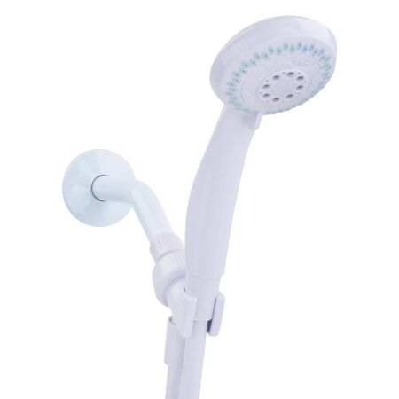 OakBrook White PVC 3 settings Handheld Showerhead 1.8 gpm