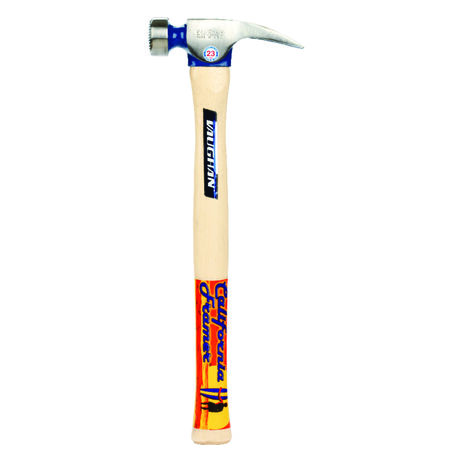 Vaughan 23 oz Milled Face California Framing Hammer 17 in. Hickory Handle