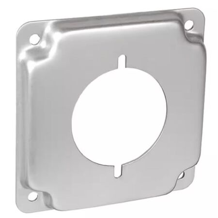 Southwire Square Steel 1 gang 30/50 Amp Receptacle Cover
