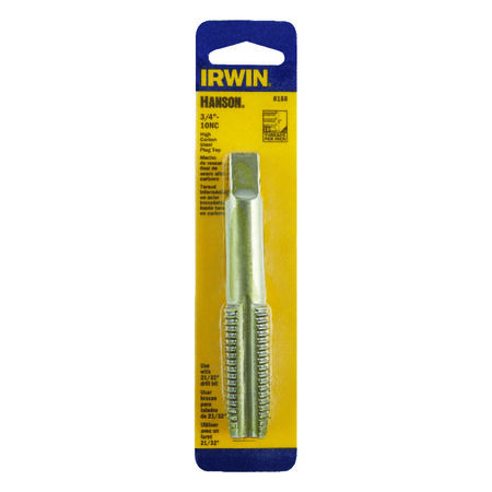Irwin Hanson High Carbon Steel SAE Fraction Tap 3/4 in. 1 pc