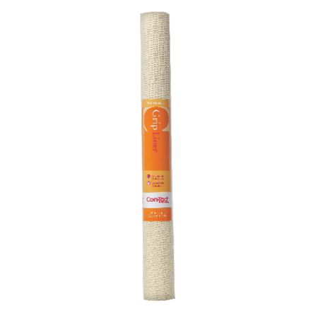 Con-Tact Grip 5 ft. L X 20 in. W Almond Non-Adhesive Shelf Liner