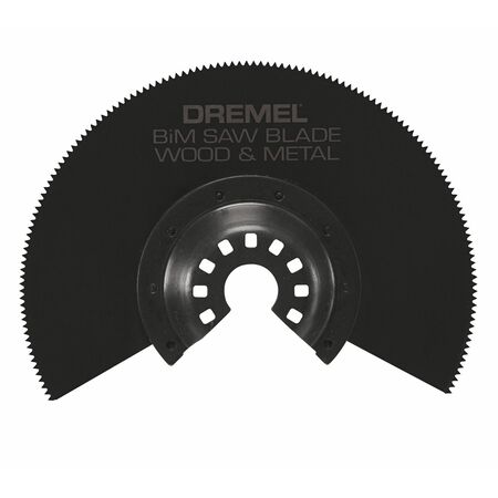 Dremel Multi-Max 3.375 in. X 3 in. L Bi-Metal Half-Moon Drywall Saw Blade 1 pk