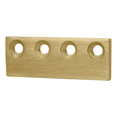 National Hardware 3-1/8 inch L Brushed Gold Steel Sliding Door Hardware Connecting Adapter 1 National Hardware 3-1/8 inch L Brushed Gold Steel Sliding Door Hardware Connecting Adapter 1