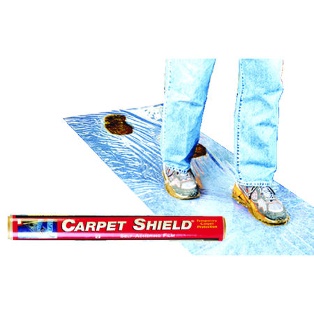 Surface Shields Carpet Shield Self-Adhering Film 3 mil T X 24 in. W X 50 ft. L Polyethylene Clear