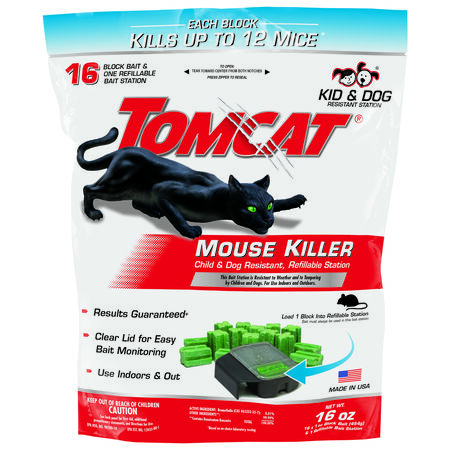 Tomcat Bait Station Blocks For Mice 1 pk