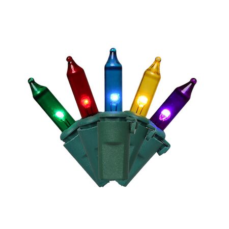 Celebrations Classic LED T5 Multicolored 300 ct String Christmas Lights 74.5 ft.