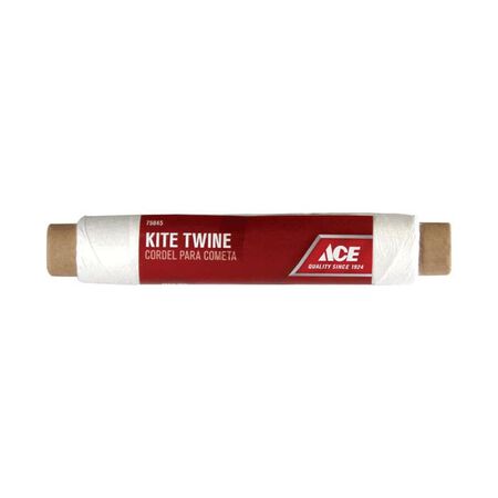 Ace 600 ft. L White Twisted Poly Kite Twine