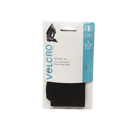 Velcro One-Wrap Strap 23 in. L 3 pk