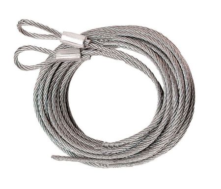 Prime-Line 5.75 in. W x 12 in. L x 3/32 in. Dia. Carbon Steel Extension Cables
