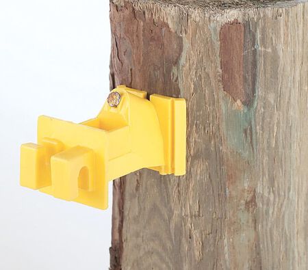 Dare Sung Wood Post Insulator Yellow Dare Sung Wood Post Insulator Yellow