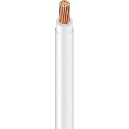 Southwire 500 ft. 10/1 THHN Stranded Wire White - Sold by the foot