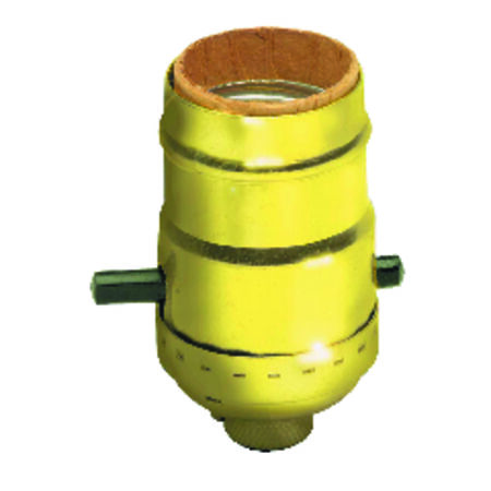 Leviton Aluminum Incandescent Medium Base Socket 1 pk