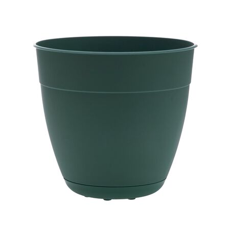 Bloem Dayton 11.25 in. H X 12 in. D Plastic Planter Turtle Green