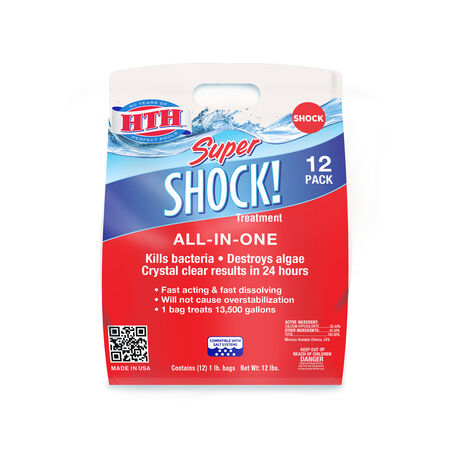 HTH Super Granule Shock Treatment 12 lb