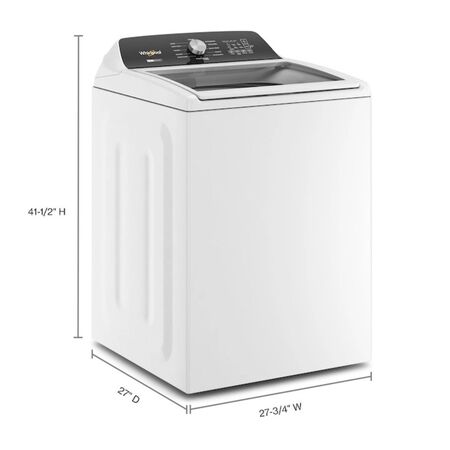 Whirlpool 4.7-4.8 Cu. Ft. Top Load Washer with 2 in 1 Removable Agitator