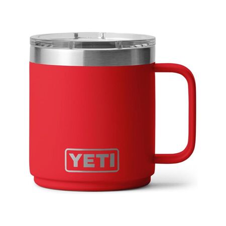 YETI Rambler 10 oz. Mug Rescue Red BPA Free Ceramic Lined 