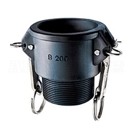 Pacer Camelot Polypropylene 2 in. D X 2 in. D Female Coupler 1 pk