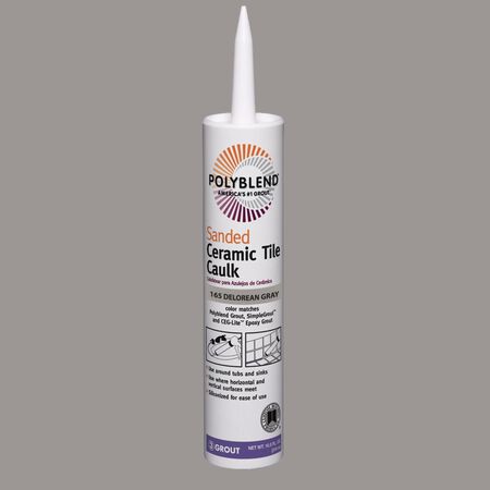 Custom Building Products Polyblend Delorean Gray Siliconized Acrylic Tile Caulk 10.5 oz.