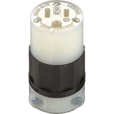 Leviton Industrial Nylon Grounding Plug 5-15R 2 Pole 3 Wire