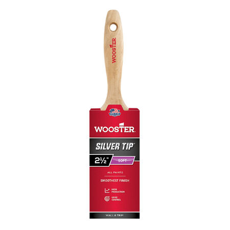 Wooster Silver Tip 2-1/2 in. Flat Paint Brush