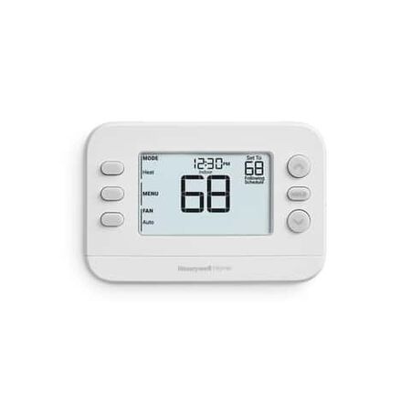 Honeywell Home X2P Flex Schedule Heating and Cooling Push Button Programmable Thermostat