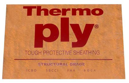 48 in. x 96 in. Red Thermo-Ply Foil Poly Structural Sheathing