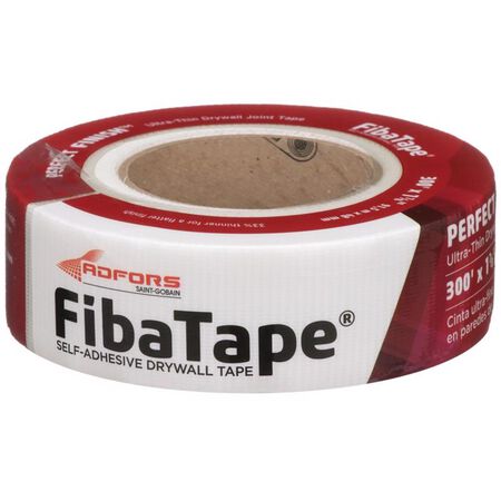 ADFORS Fiba Tape 300 ft. L X 1-7/8 in. W Fiberglass Mesh White Self Adhesive Drywall Joint Tape