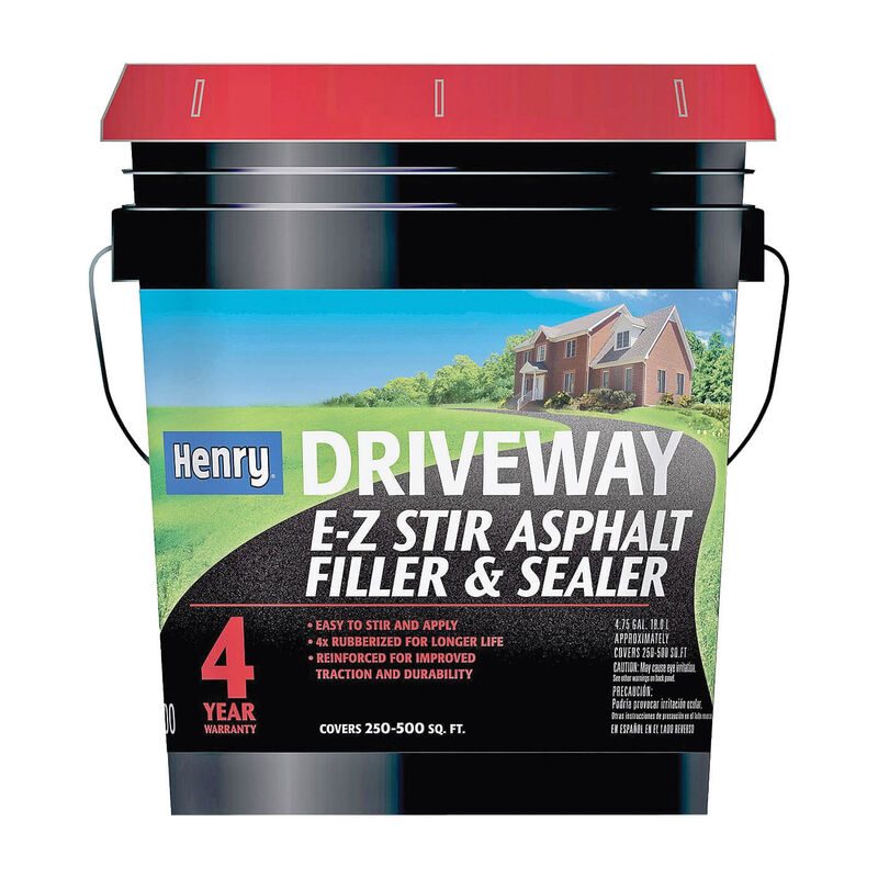 Henry HE200411 EZ Stir Asphalt Filler and Sealer, Black, 5 gal Pail Stine Home + Yard The