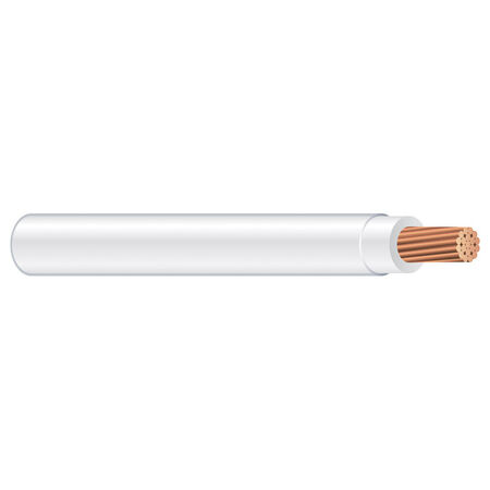 Southwire 500 ft. 4/1 THHN Stranded Wire White - Sold by the foot