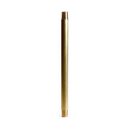 ATC 1/8 in. MPT 1/8 in. D MPT Yellow Brass Nipple 6 in. L