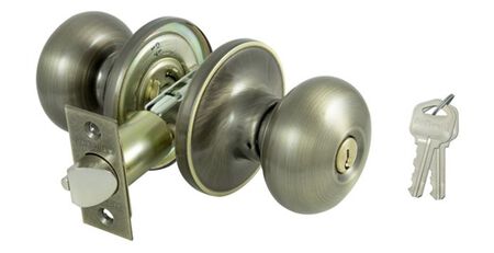 ProSource TF800V-PS Entry Knob, Stainless Steel, KW1, KA3 Keyway, 3 Grade, Pack of 3