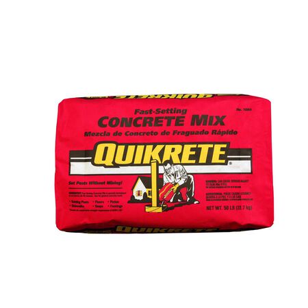 Quikrete Fast Setting Concrete Mix 50 lb Gray