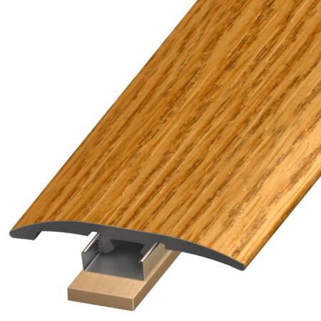 Versatrim Slim Trim 3-in-1 Floor Molding Gunstock Oak