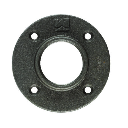 STZ Industries 1/2 in. FIP each Black Malleable Iron Floor Flange