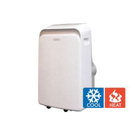 Comfort-Aire 14,000 BTU Portable Air Conditioner, 115 V, 60 Hz, 13500 Btu/hr Cooling, 11000 Btu/hr Heating, 3-Speed