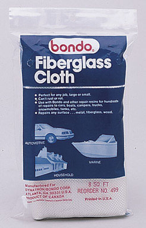 Bondo Fiberglass Cloth 8 sq. ft. For For Marine Automotive & Household