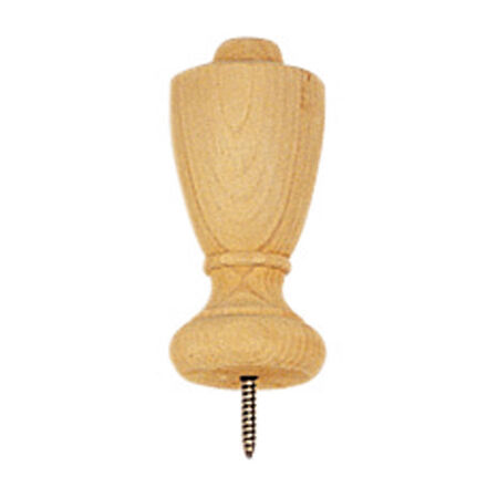 Waddell Traditional Exterior Post Top Pine 6 in. H x 2-3/4 in. W x 2-3/4 in. D Brown