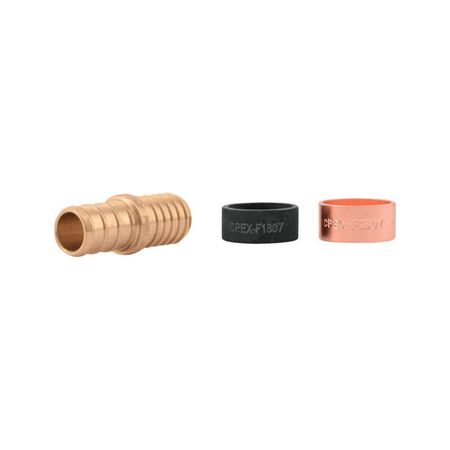 SharkBite 3/4 in. Barb X 3/4 in. D Barb Brass Coupling