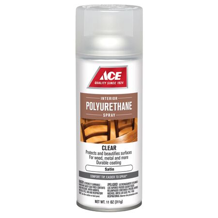 Ace Interior Satin Clear Polyurethane Spray 11 oz