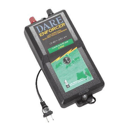 Dare Enforcer Series 110 V Electric-Powered Fence Energizer 20 acre Black