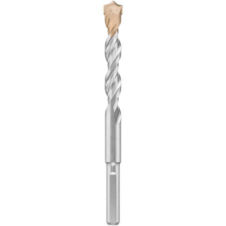 DeWalt 7/16 in. X 6 in. L Carbide Tipped Percussion Drill Bit 3-Flat Shank 1 pc