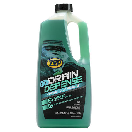Zep Drain Defense Liquid Build-Up Remover 64 oz