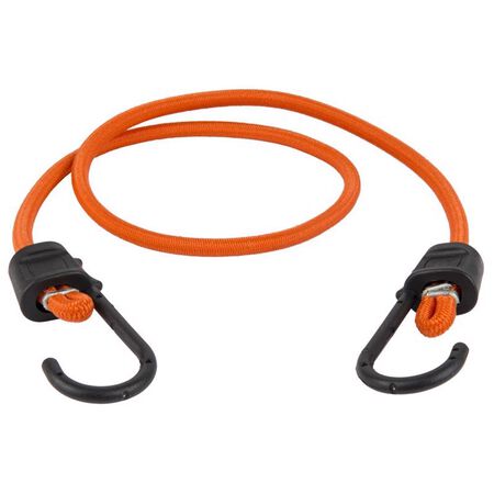 Keeper Black/Orange Bungee Cord 36 in. L X 0.374 in. 1 pk