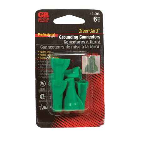 Gardner Bender GreenGard 14-10 Ga. Copper Wire Wire Connector Green 6 pk